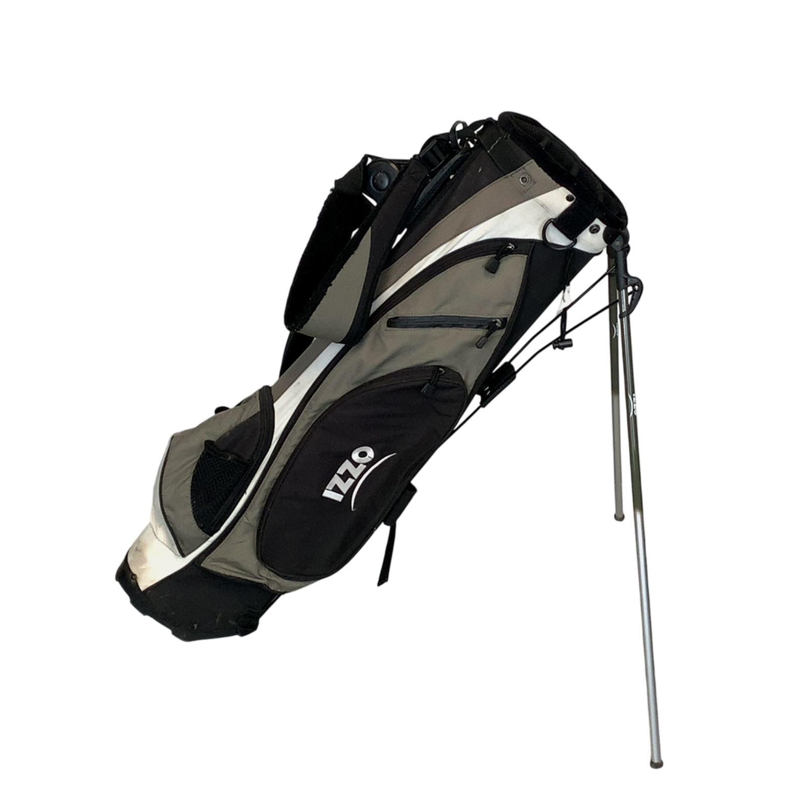 Izzo Golftaske / 8-Rum / Grå