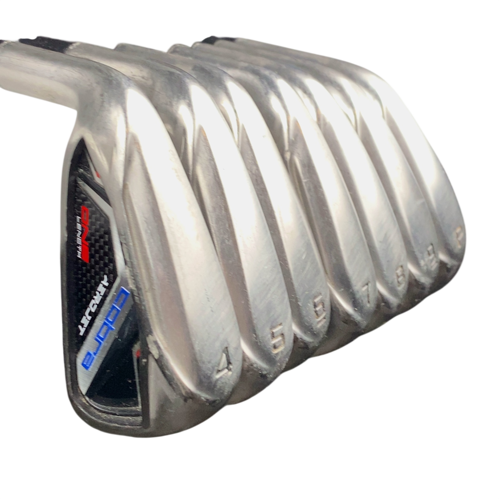 Venstre Cobra Aerojet OneLength Jernsæt / 4-PW / Flex Regular / Grafit